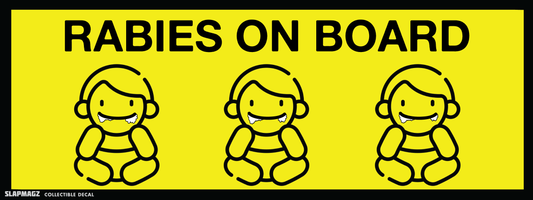 Rabies On Board Magnet
